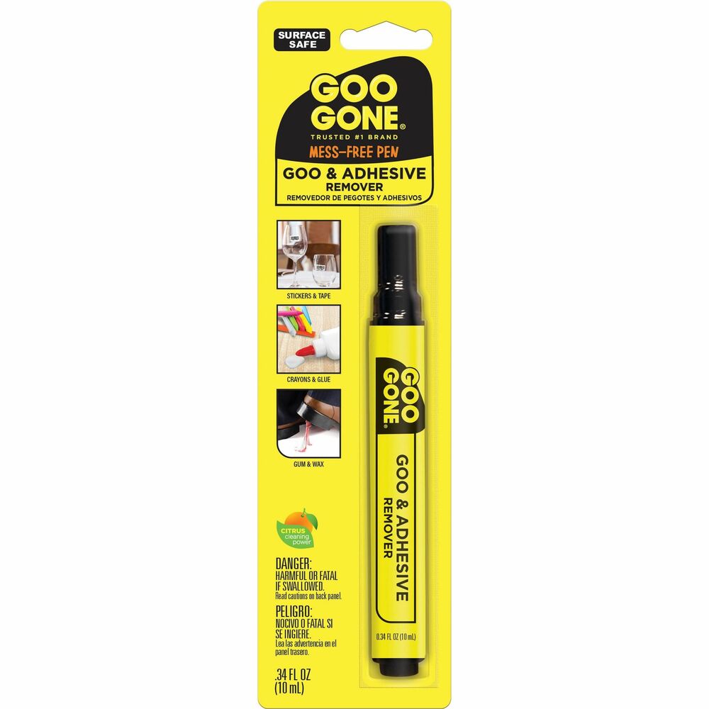 Image of Weiman Products Adhesive Remover Pen, Mess-free, 0.34oz., 12/CT, Black