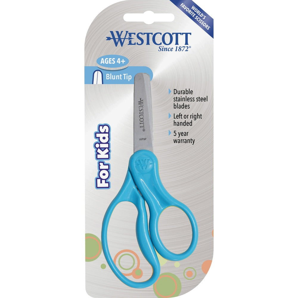 Image of Acme United Corporation Scissors, Blunt Tip, 2-1/4"Wx5"Lx1/4"H, 30/PK, Assorted