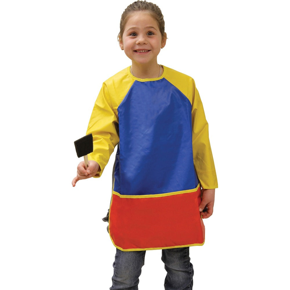 Image of Pacon Long Sleeve Smock, 18-1/2"Wx22"H, Assorted