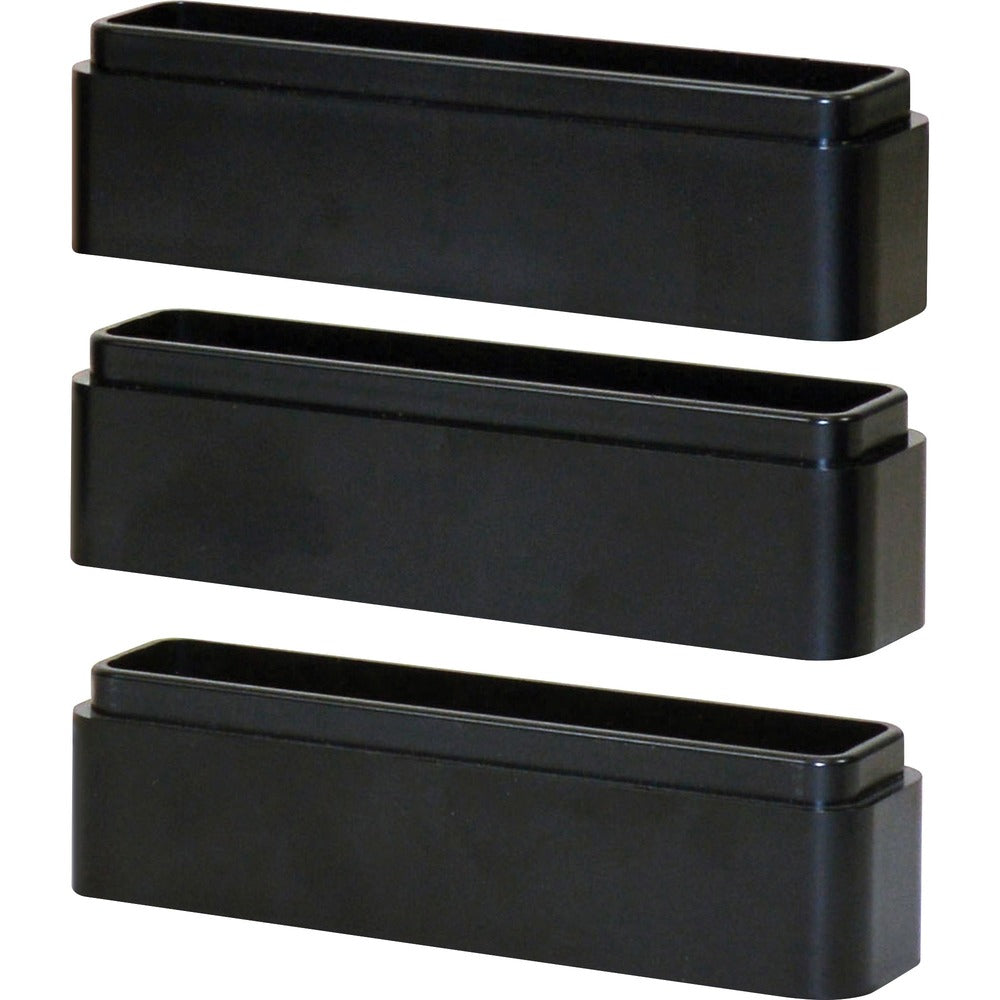Image of Data Accessories Company Monitor Riser Blocks,f/MP-107,Adj,6"x1-1/2"x1-1/4",3/EA,BK