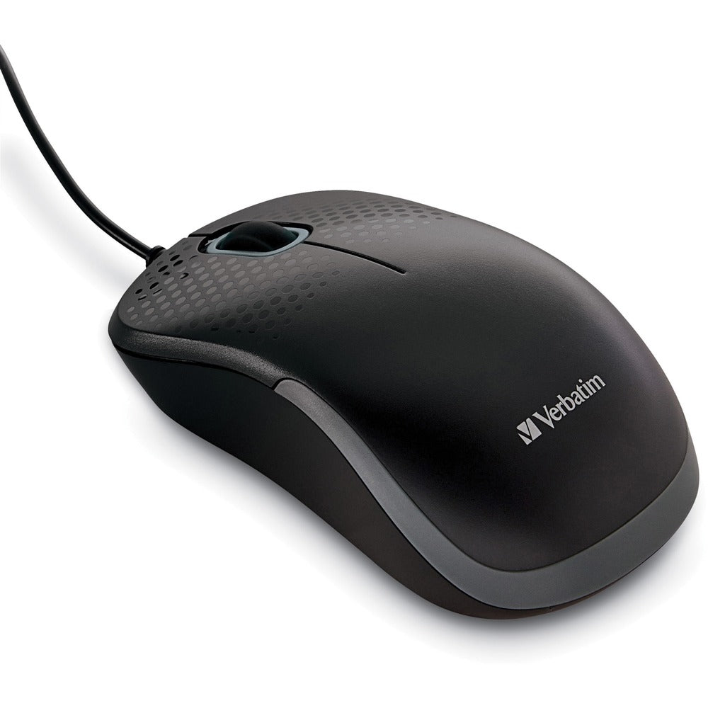 Image of Verbatim Optical Mouse w/71" Cable, Silent Tech, USB, Corded