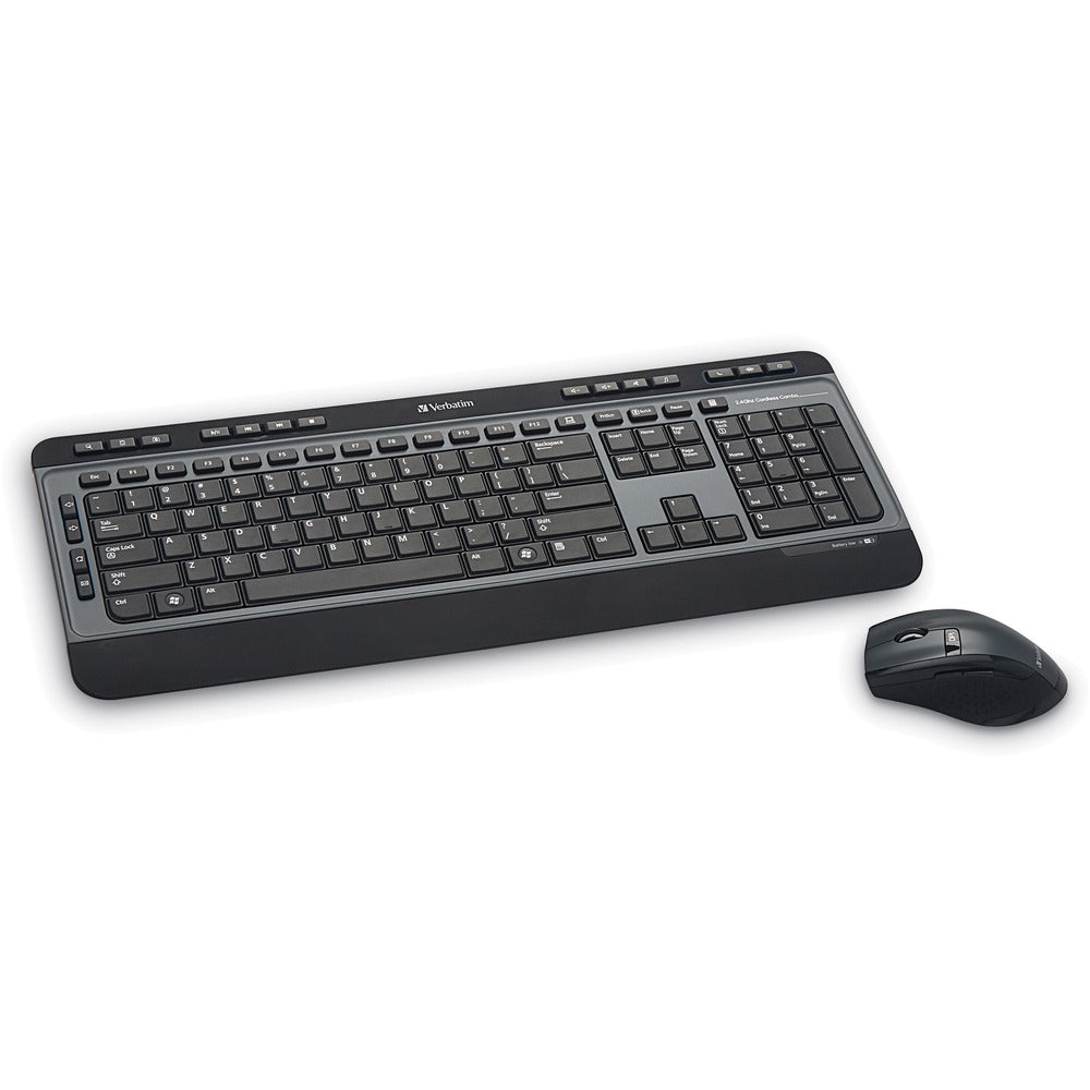 Image of Verbatim Keyboard/6-Button Mouse, Wireless, Multimedia