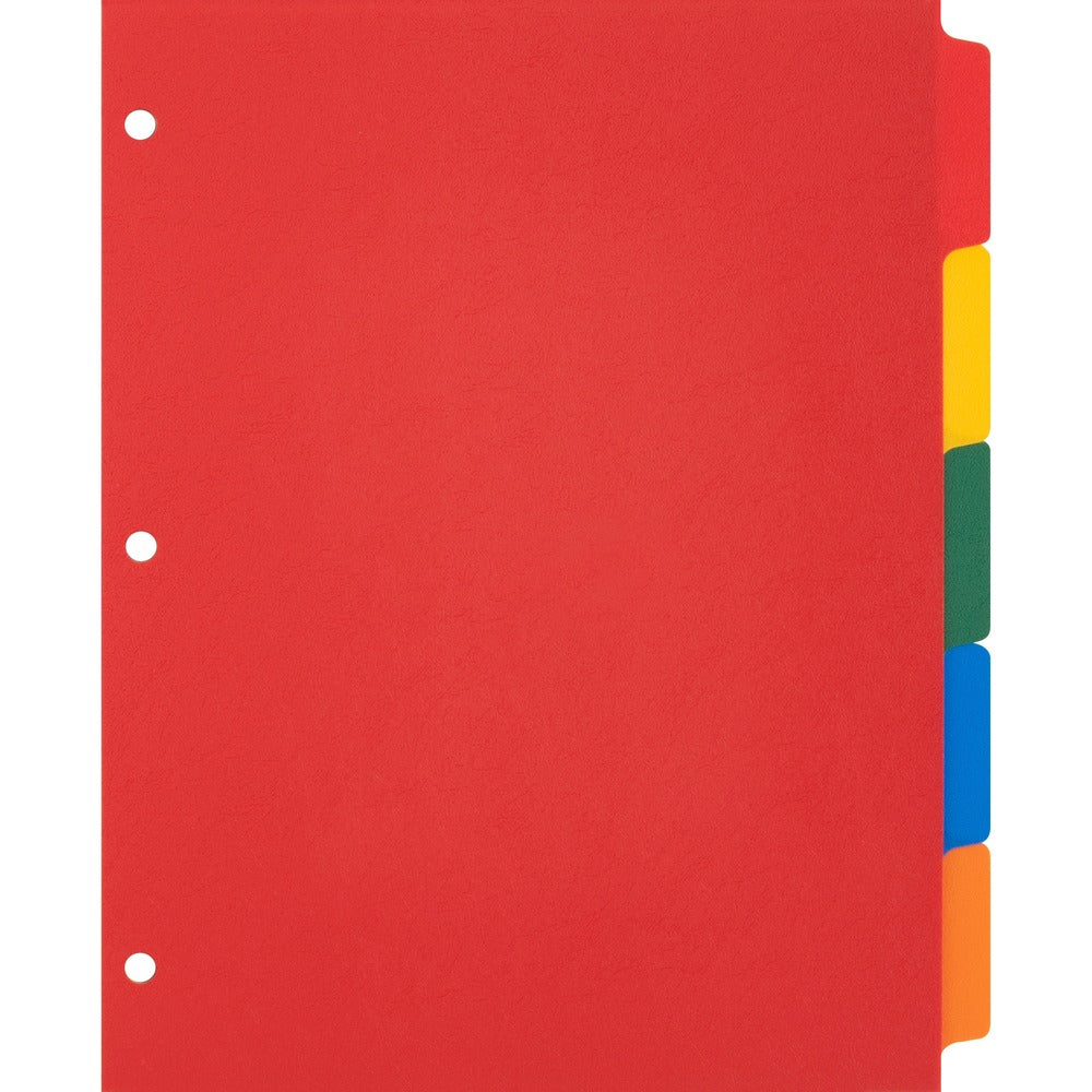 Image of Business Source Indexes, Poly, Pain Tab, 3HP, 8-1/2"x11", 5/ST, AST