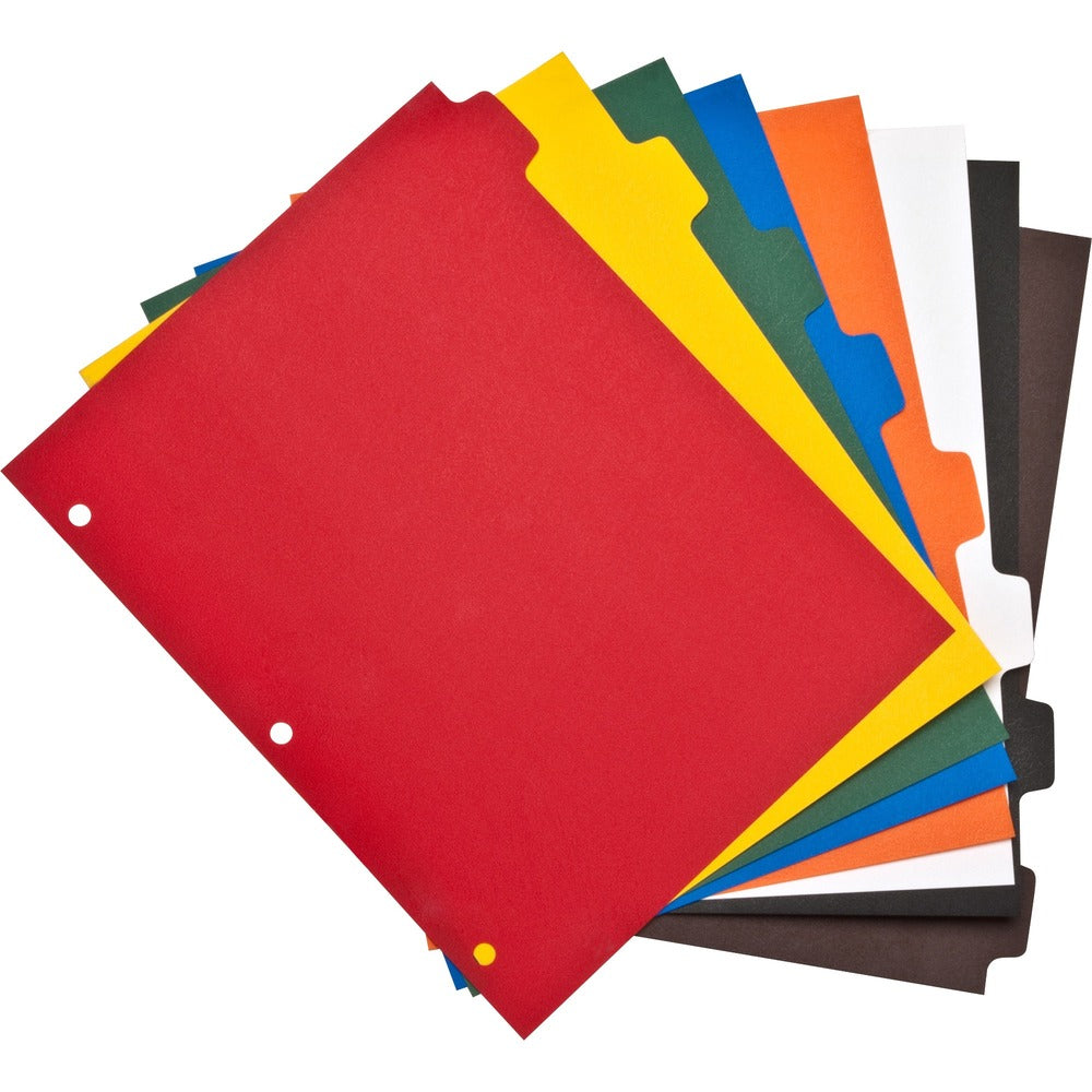 Image of Business Source Indexes, Poly, Pain Tab, 3HP, 8-1/2"x11", 8/ST, AST