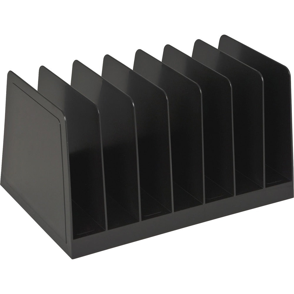 Image of Business Source Desk Sorter,7-Compartment,8-3/4"x5-1/2"x4-1/2",Black