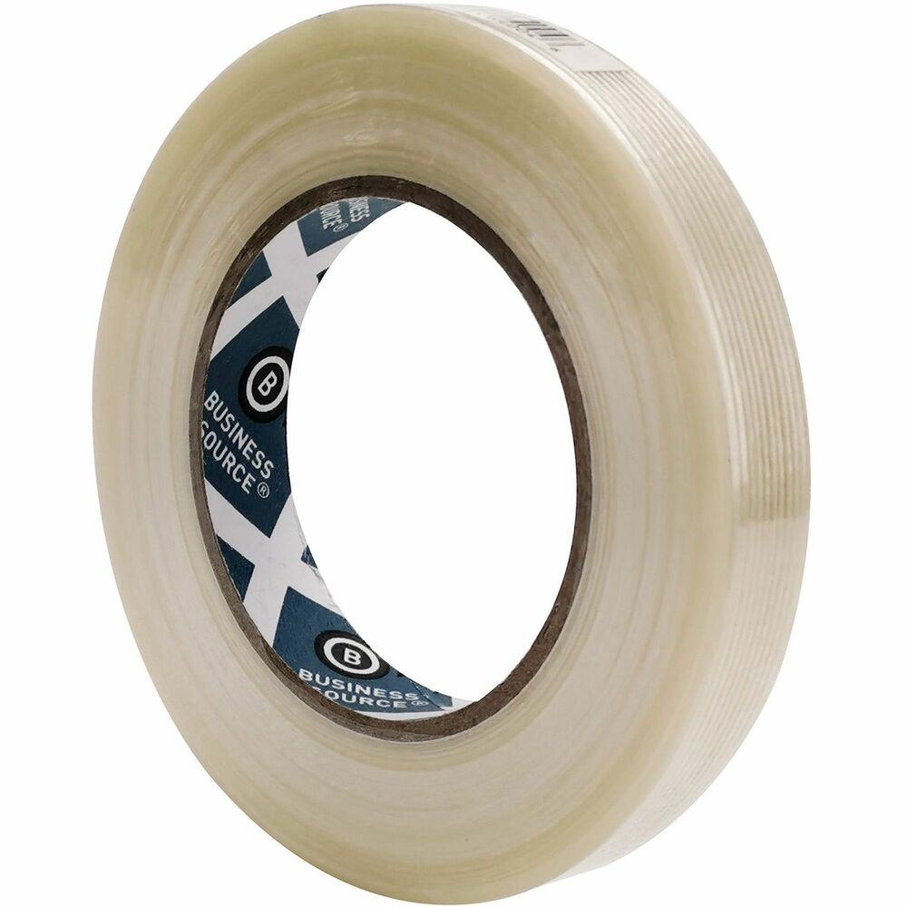Image of Business Source Filament Tape, 180 lb Tensile, 3" Core, 3/4"x60 Yards
