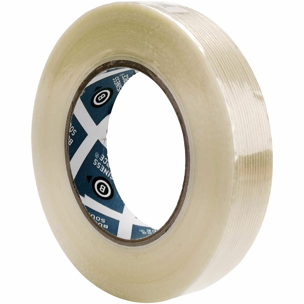 Image of Business Source Filament Tape, 180 lb Tensile, 3" Core, 1"x60 Yards