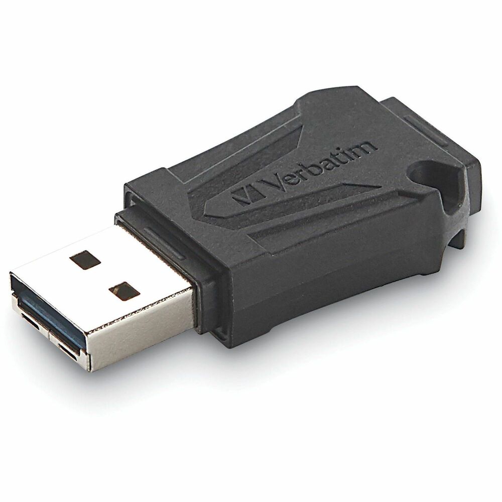 Image of Verbatim Flash Drive, Crush-resistant, Water-Resistant, 64GB, Black