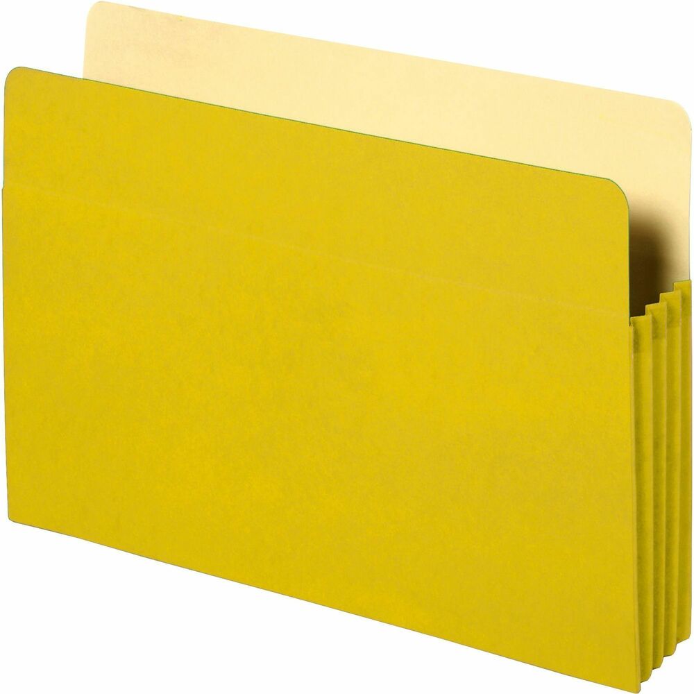 Image of Business Source Accordion Pocket,3-1/2" Exp,11-3/4"x9-1/2",Yellow