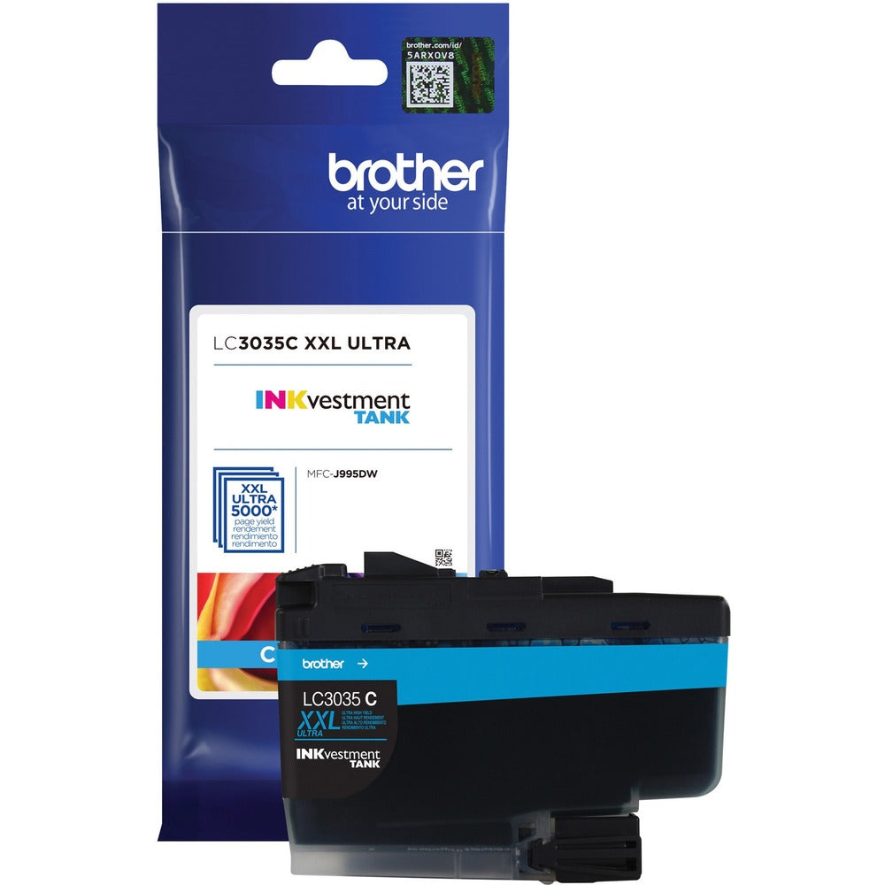Image of Brother INKvestment Cartridge, MFC-J995DW, 5000 Page Yield, CYN