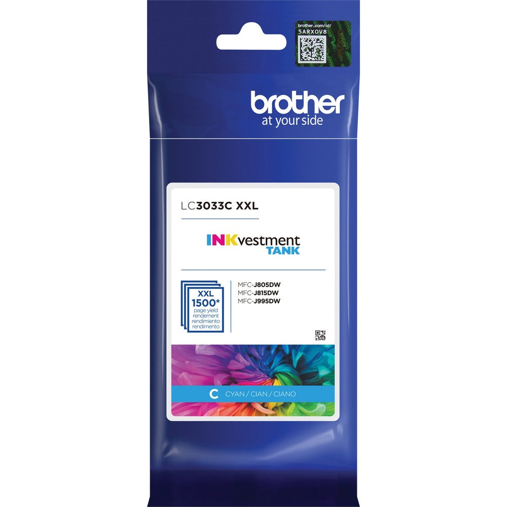 Image of Brother INKvestment Cartridge, MFC-J995DW, 1500 Page Yield, CYN