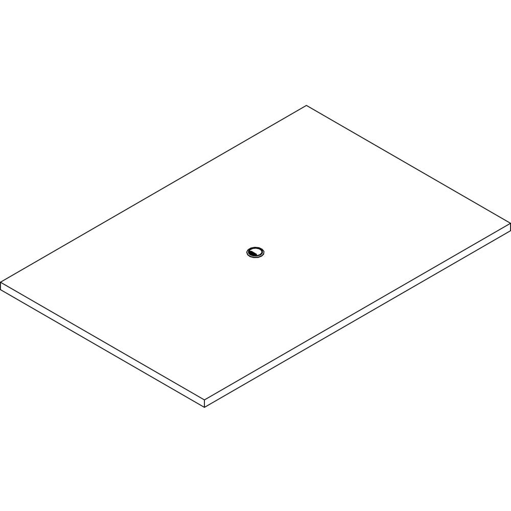 Image of Lorell Tabletop, Rectangular, Modular, 72"x48"x1-1/2", Mahogany