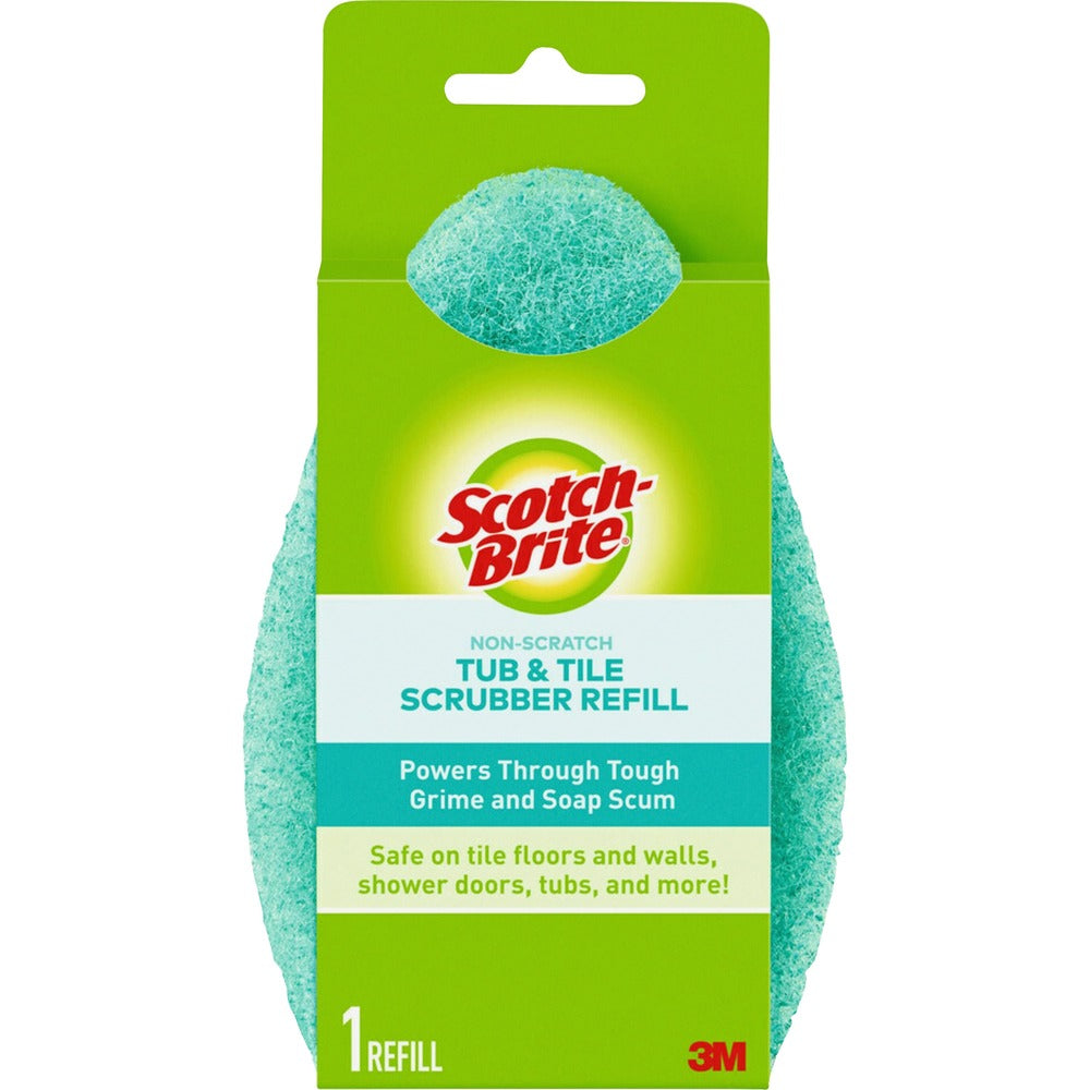 Image of 3M Refill, f/Bath Scrubber, Nonscratch, Antibacterial, Blue