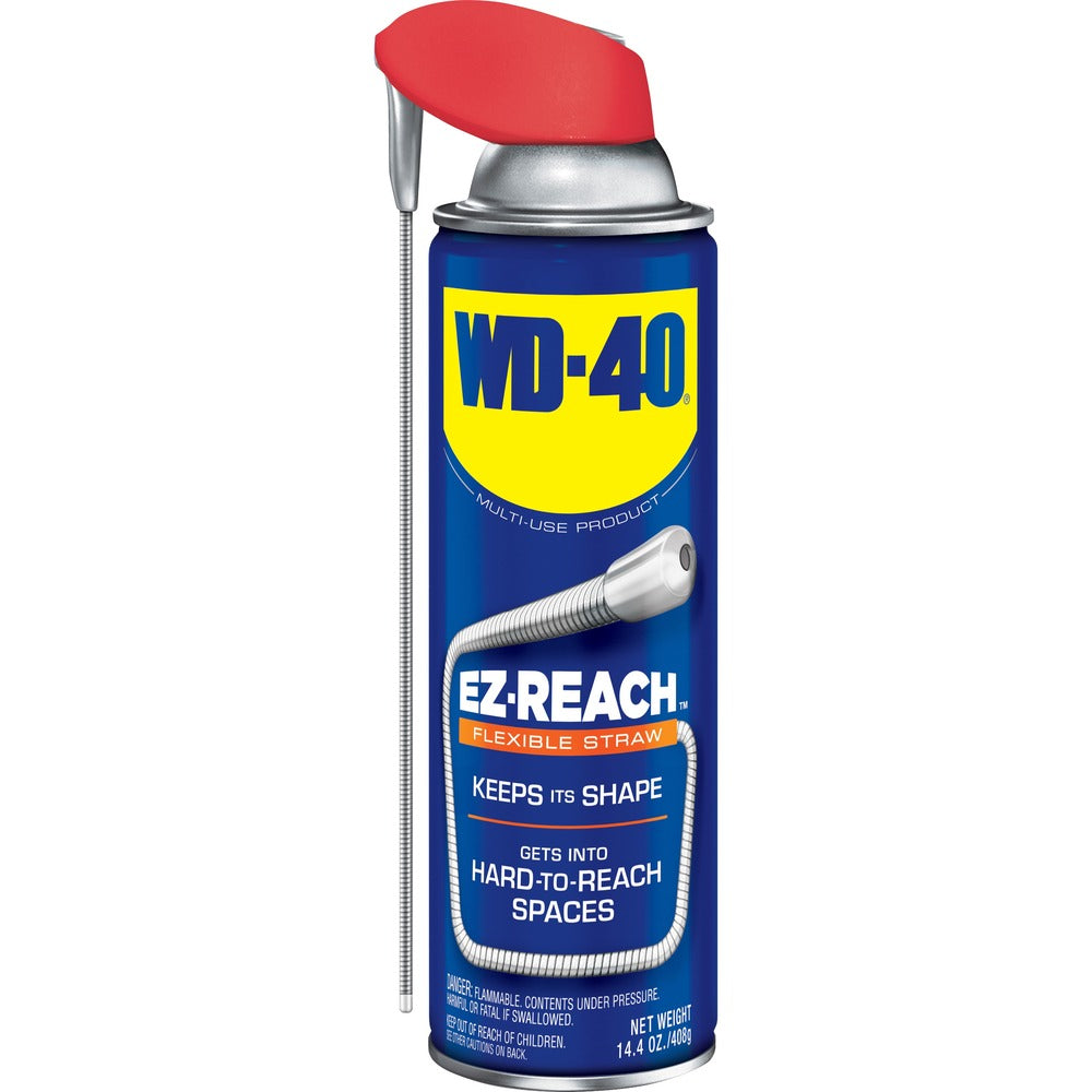 Image of WD-40 Company Lubricant, EZ-Reach, 14.4 oz, Blue
