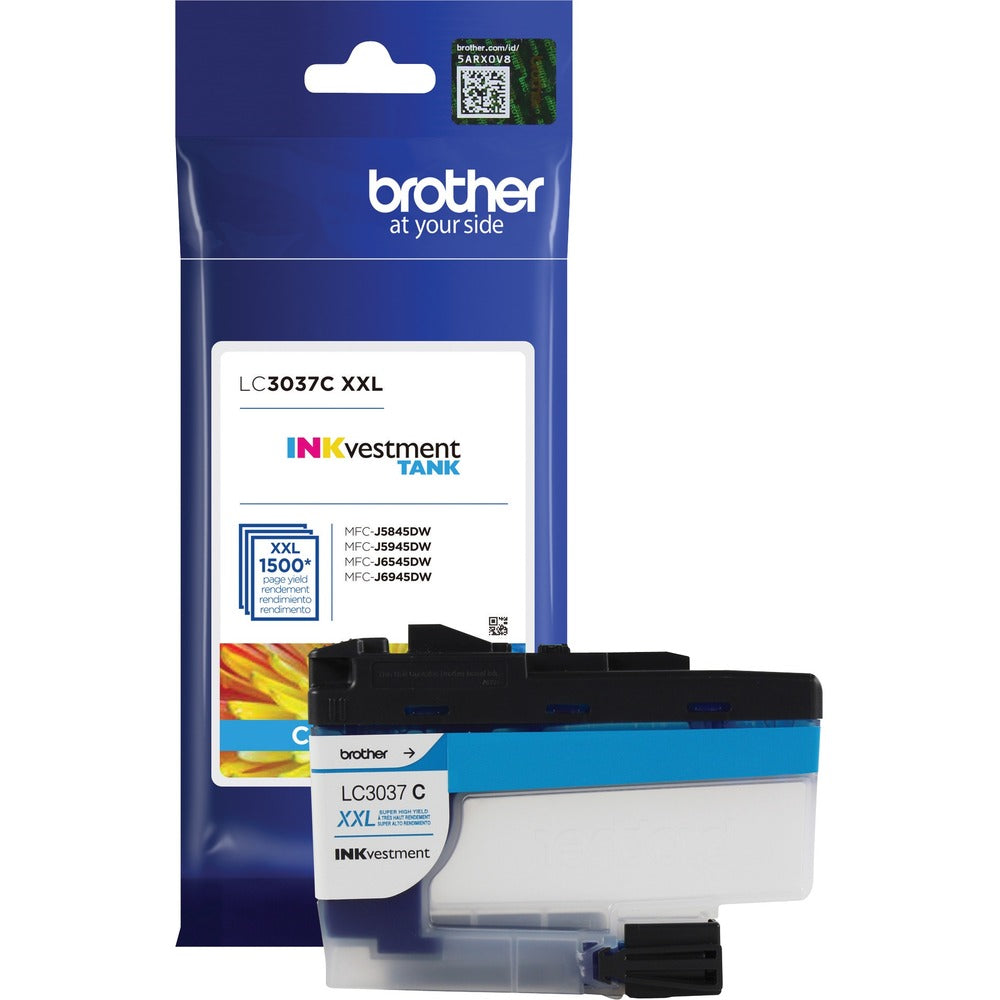 Image of Brother INKvestment Cartridge, MFC-J5845DW, 1500 Page Yield, CYN