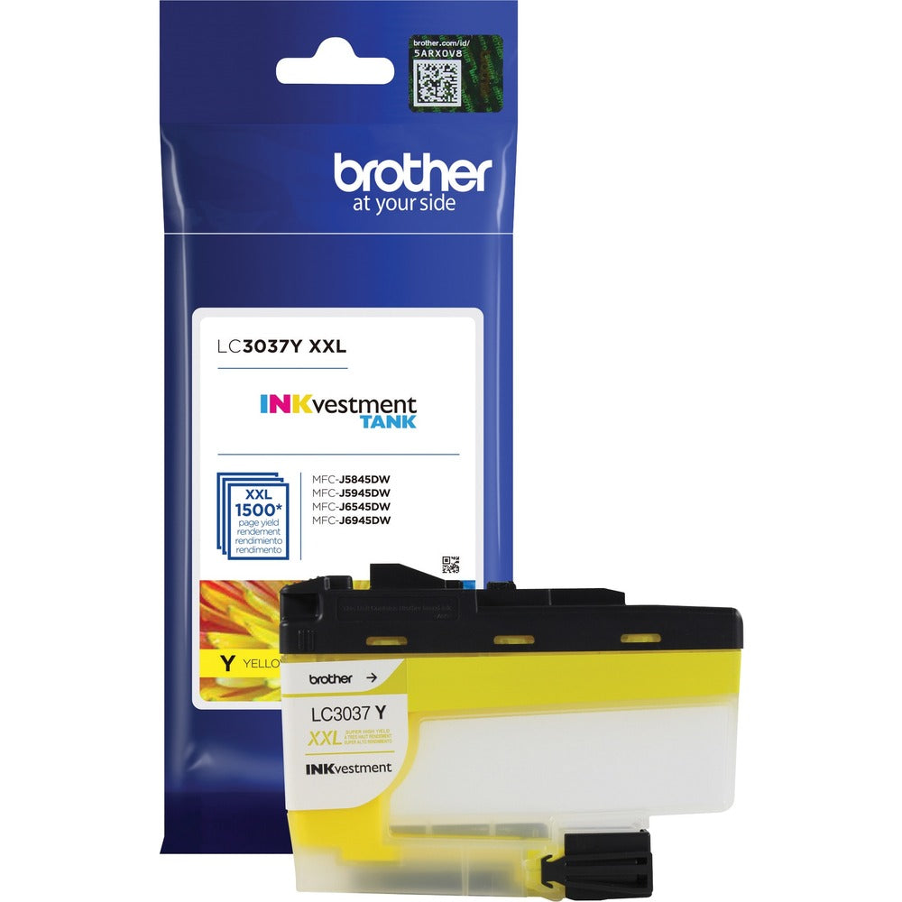 Image of Brother INKvestment Cartridge, MFC-J5845DW, 1500 Page Yield, YW