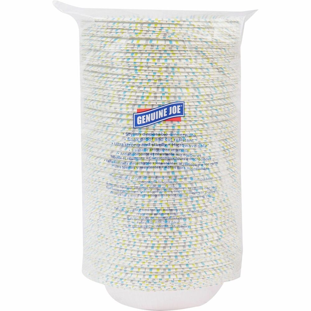 Image of Genuine Joe Paper Bowls, 12 oz, 125/PK, MI
