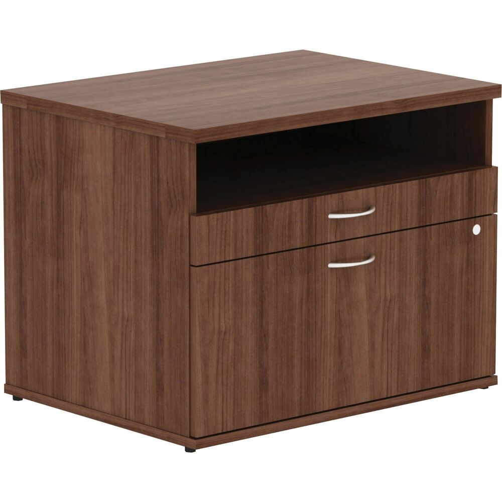 Image of Lorell File Cabinet Credenza, Open Shelf, 29-1/2"x22"x23-1/8", WT