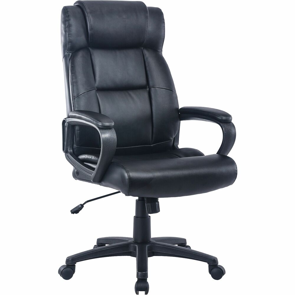 Image of Lorell Executive Chair, High-Back, 29"Wx28-1/2"Lx46"H, Black