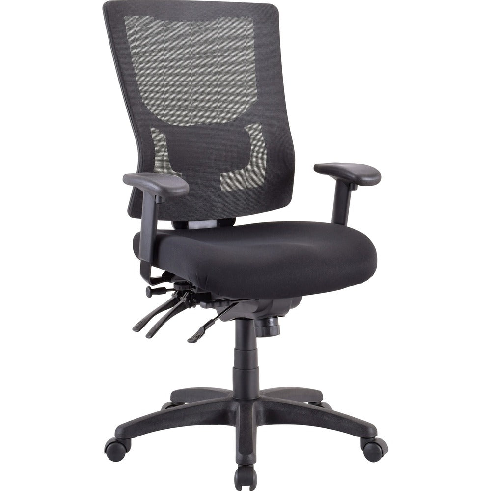 Image of Lorell Executive Chair, High-Back, 26-3/4"x26"Lx40-1/2"-44", Black