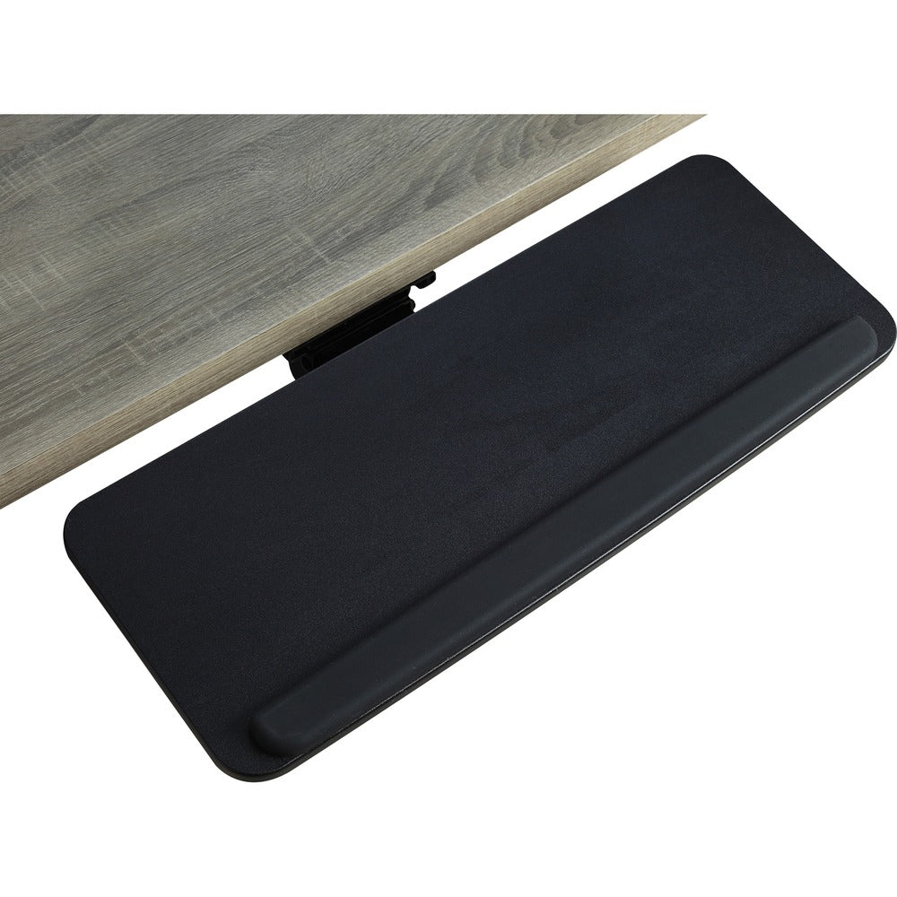 Image of Lorell Keyboard Tray, Mountable, 10-9/10"Wx28-1/2"Lx5"H, Black