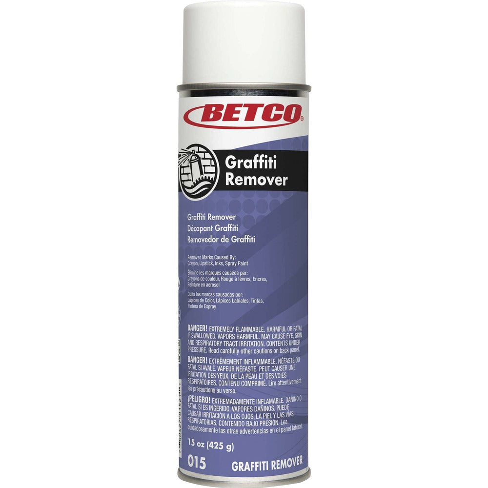 Image of Betco Corporation Graffiti Remover, Spray, Flammable, 15 oz Net Weight