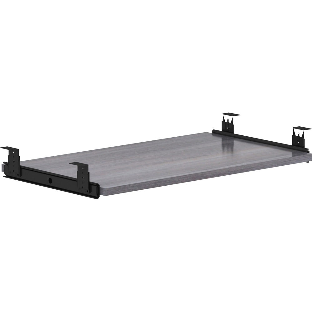Image of Lorell Keyboard Tray, 26"x15-3/8"x3/4", Weathered Charcoal
