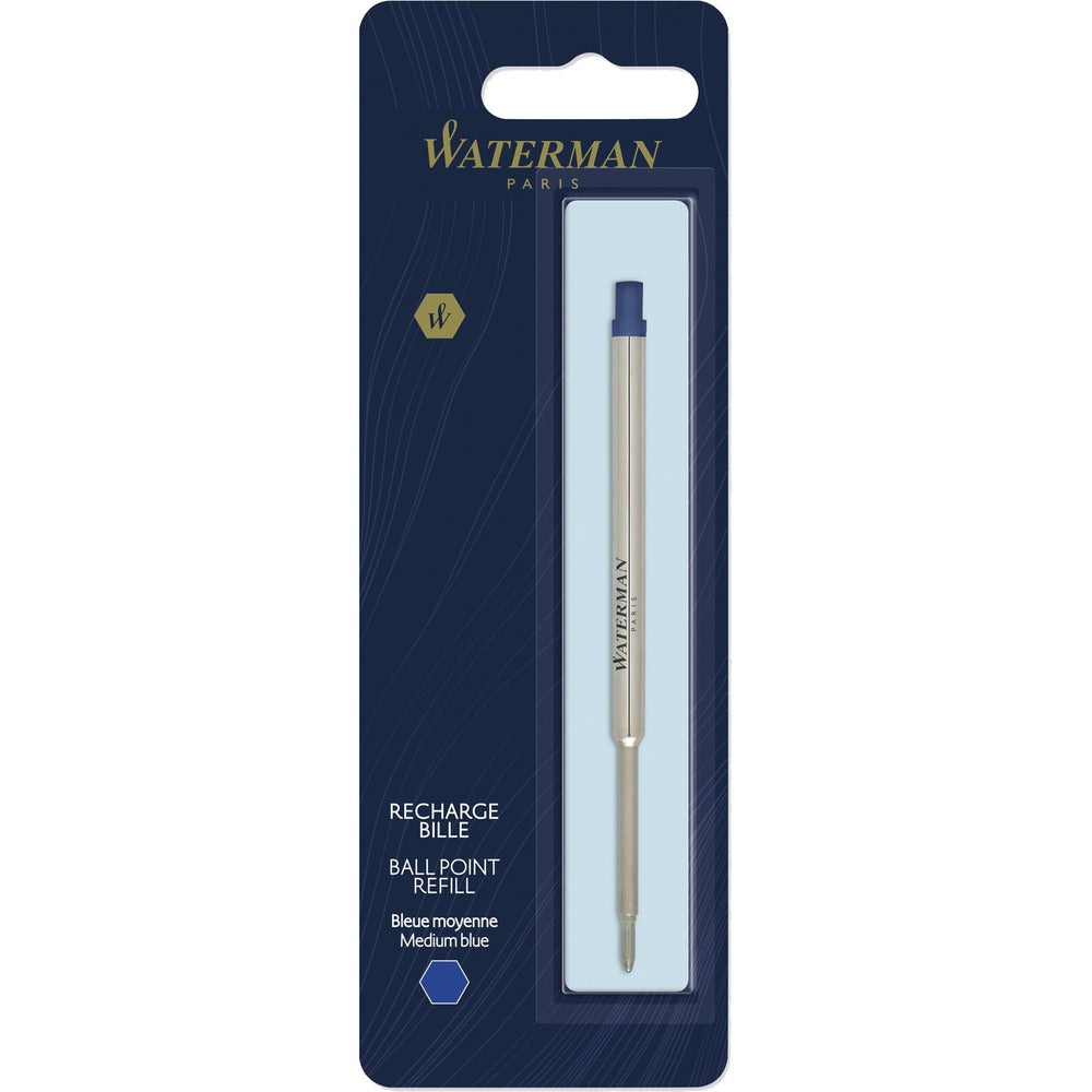 Image of Waterman Pen Refill, f/Ballpoint Pens, Medium Point, Blue