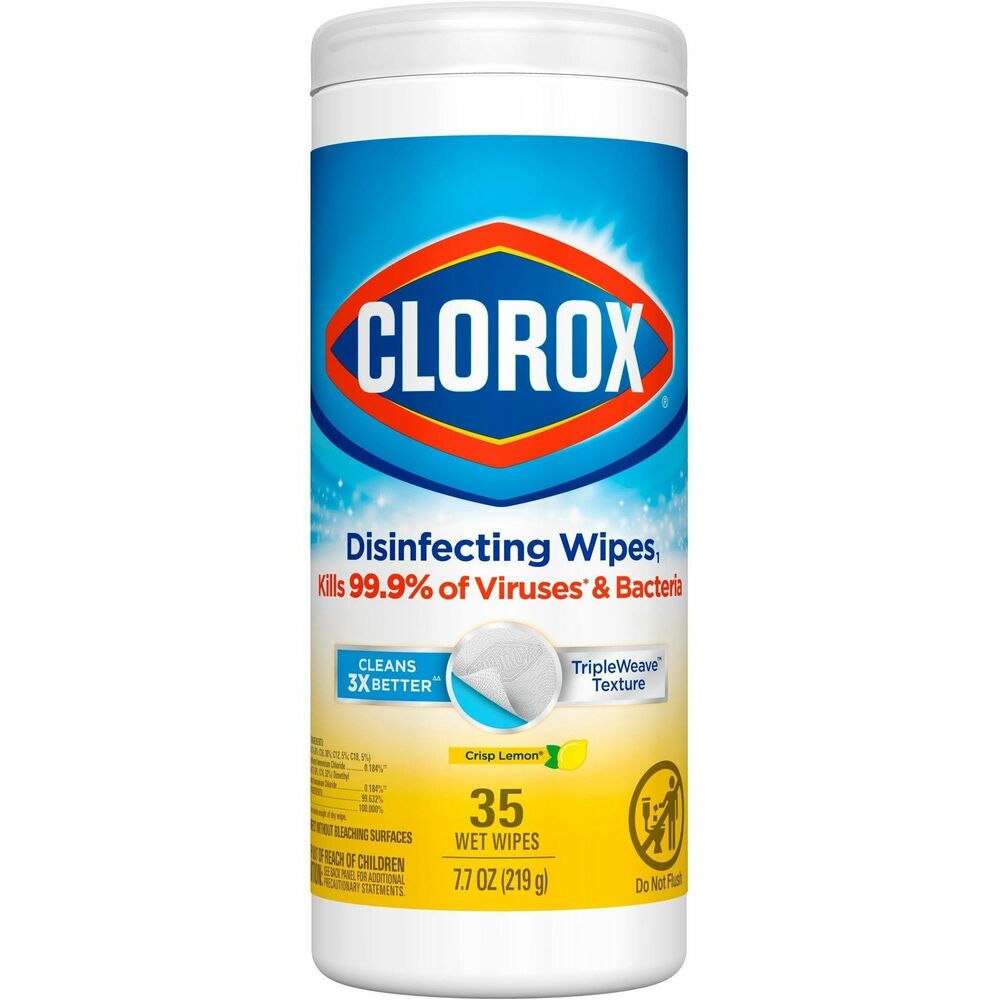 Image of Clorox Company Disinfecting Wipes, Citrus Blend, 35 Wipes/Can,840/PL, WE