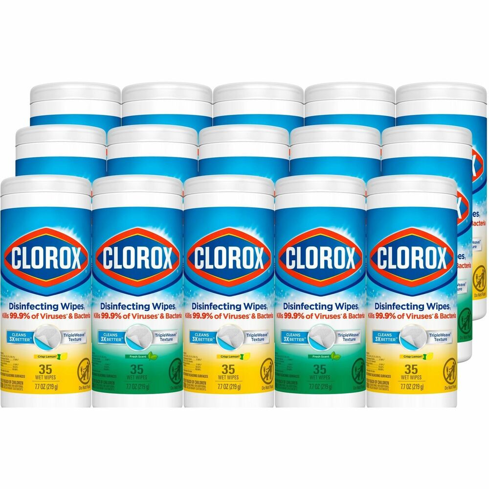 Image of Clorox Company Disinfecting Wipes, 35 Wipes/BT, 675 BT/PL, AST Scent