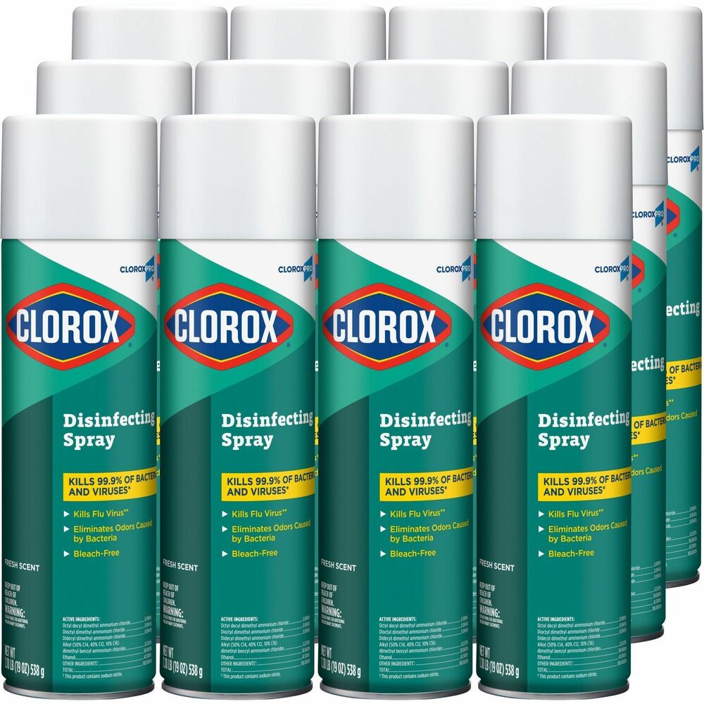 Image of Clorox Company Disinfecting Spray, Fresh Scent, 19 oz,864/PL