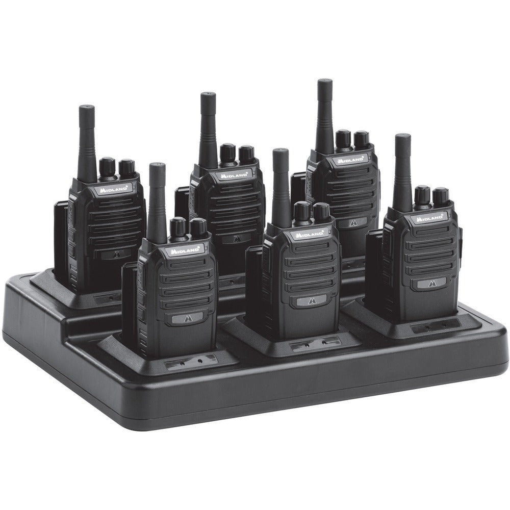 Image of Midland Radio Corp Business Radio Bundle,Li-Ion Battery,12"x14"x6", 6/EA, Black