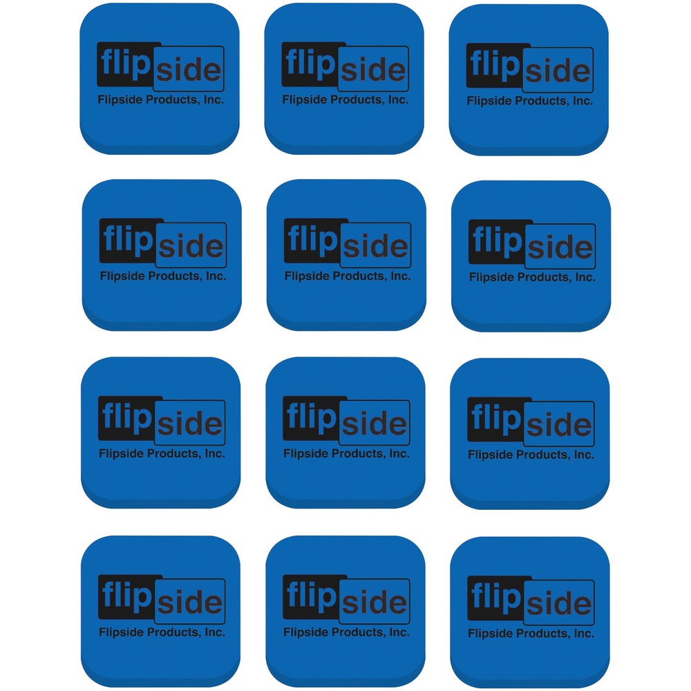 Image of Flipside Products Magnetic Whiteboard Student Erasers, 12/PK, BE