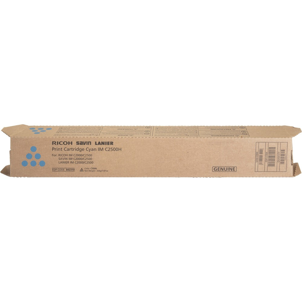 Image of Ricoh Office Products Toner Cartridge, 2000/2500, 10,500 Yield, CYN