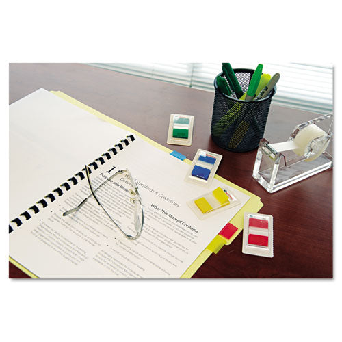 Image of Universal® Page Flags, Red, 50 Flags/Dispenser, 2 Dispensers/Pack