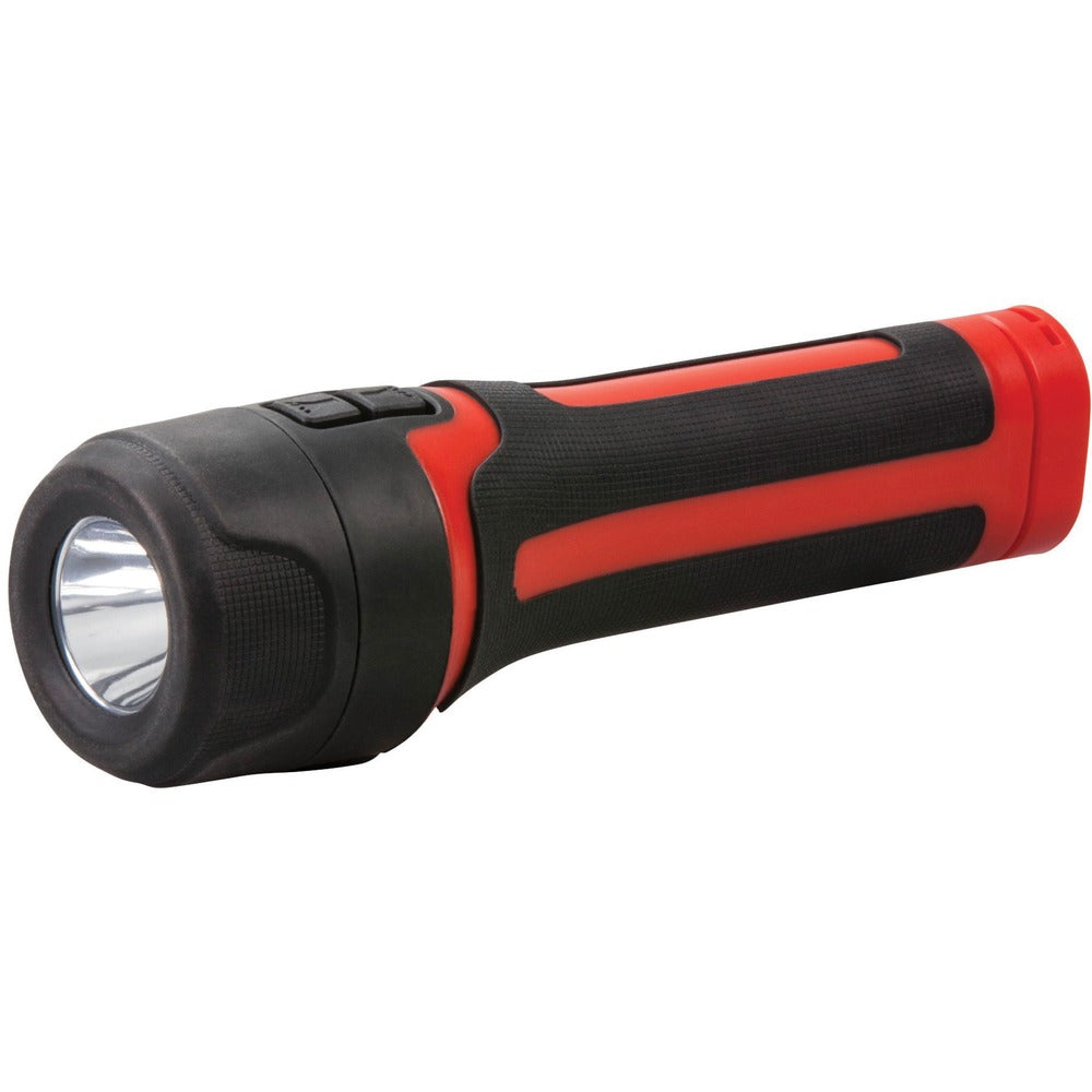 Image of Dorcy Intl. Flashlight, Path, 150 Lumen, 1-9/10"Wx1-9/10"Lx7-1/4"H,BK/RD