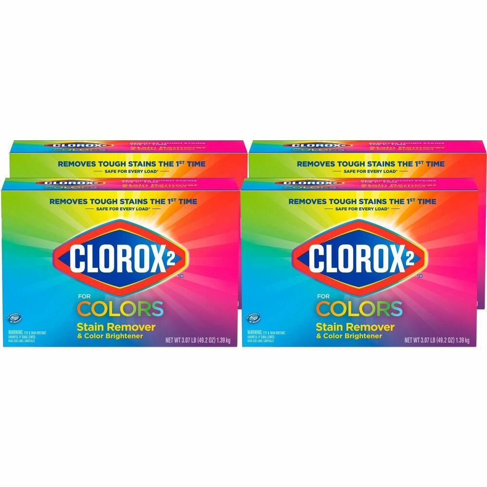Image of Clorox Company Stain Remover and Color Booster, Powder, 49.2 oz, 4/CT, NA