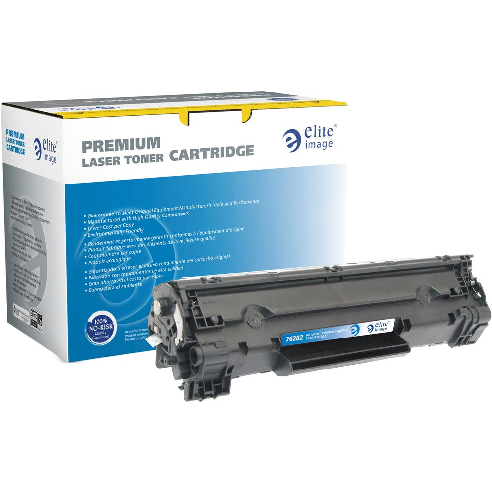 Image of Elite Image Toner Cartridge, Remanuf/ HP CF283A, 2000 Yield, BK