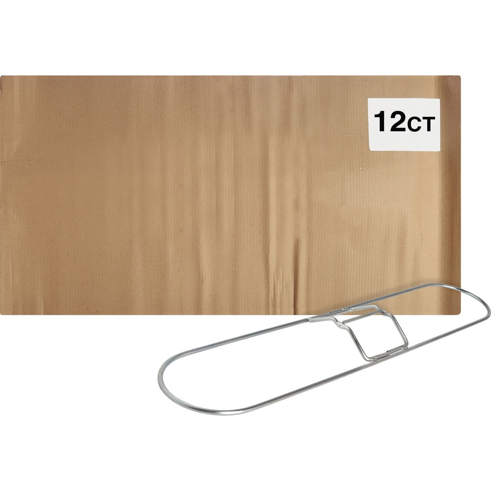 Image of Genuine Joe Dust Mop Frame, f/60" Handle/36" Mop, 36"x5", 12/CT,Chrome