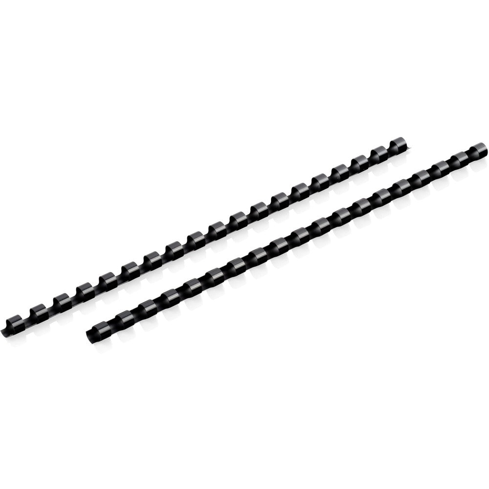 Image of Mead Binding Spines, 19-Hole, 40-Sheet Capacity, 5/16", 125/BX,BK