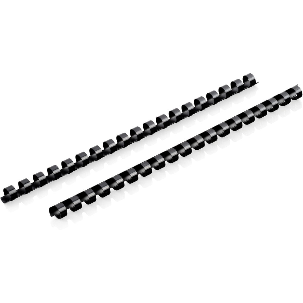 Image of Mead Binding Spines, 19-Hole, 70-Sheet Capacity, 7/16", 125/BX,BK