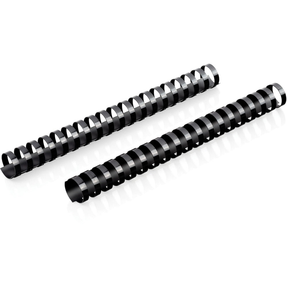 Image of Mead Binding Spines, 19-Hole, 200-Sheet Capacity, 1", 125/BX, BK