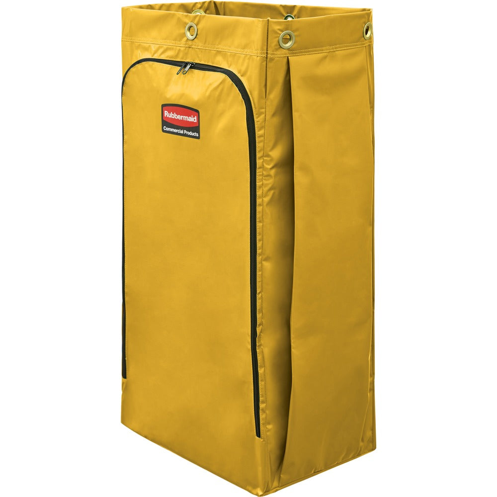 Image of Rubbermaid Commercial Products Replacement Bags, f/6173-88 Cart, Vinyl, 34 Gal, 4/CT, YW