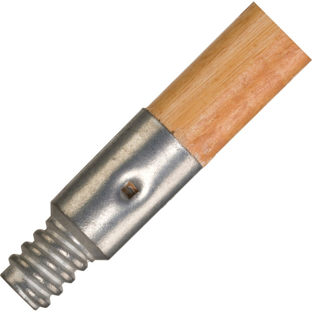 Image of Rubbermaid Commercial Products Broom Handle,w/Metal Tip,Wood,15/16" Dia,60"L,12/CT,NL