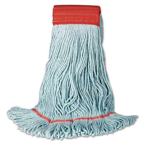 Image of Boardwalk® Echomop With Looped-End Wet Head, Synthetic/cotton, Medium, Blue