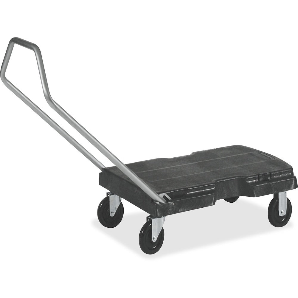 Image of Rubbermaid Commercial Products Triple Trolley,Standard-duty,500 lb Cap,20-1/2"x32-1/2",BK