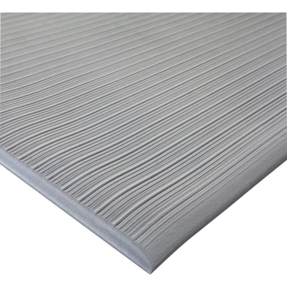 Image of Genuine Joe Anti-fatigue Mat, 3/8" Vinyl Foam, 2'x3', Gray