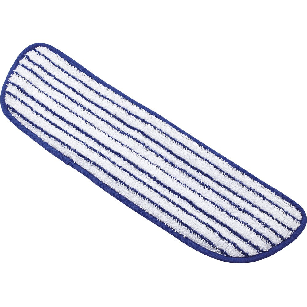 Image of Rubbermaid Commercial Products Flat Mop Pad, Microfiber, 18"x5-1/2", BE/WE