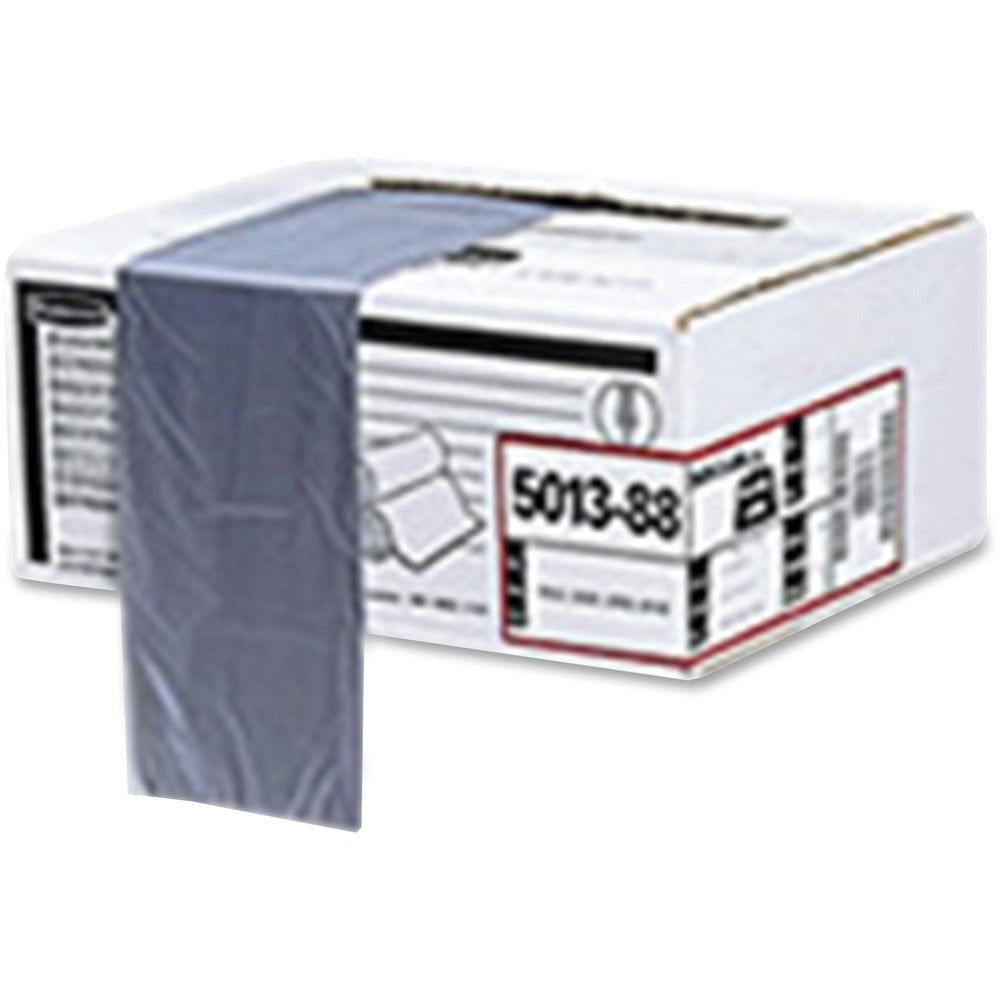 Image of Rubbermaid Commercial Products Can Liner, Low-Density, 55 Gallon, 39-1/2"x48", Gray