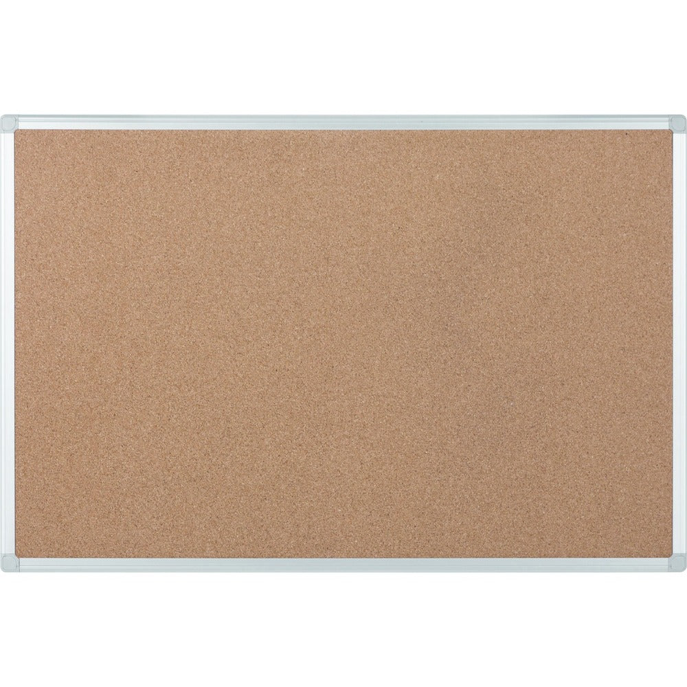 Image of Bi-silque Bulletin Board, Cork, 36"Wx48"Lx1/2"H, Multi